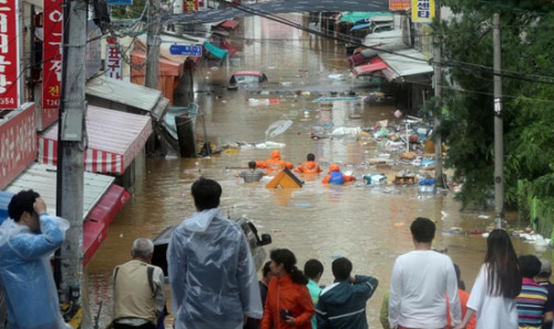 韩国台风受灾最新消息，风雨无情，众志成城共克时艰