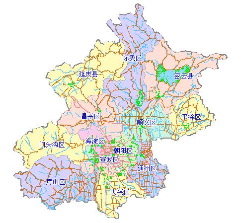 最新北京区划分地图解析